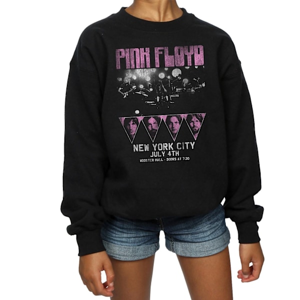 Pink Floyd Girls Tour NYC Sweatshirt 7-8 år Svart Black 7-8 Years