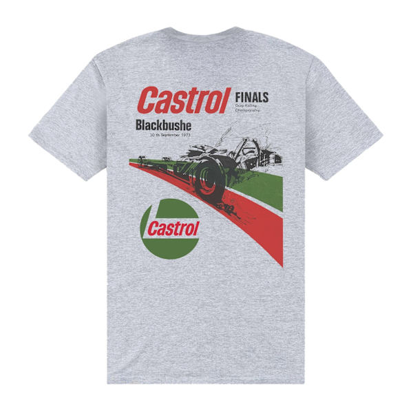 Castrol Unisex Vuxen Blackbushe T-shirt XXL Heather Grey Heather Grey XXL