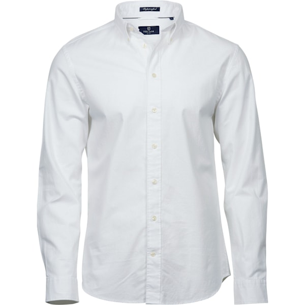 Tee Jays Herr Perfekt Oxford Skjorta 4XL Vit White 4XL