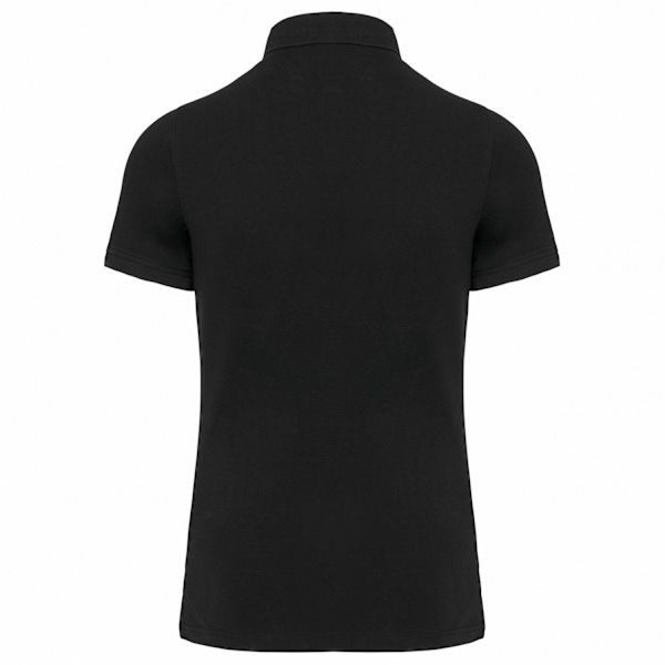Kariban Herr Piqué Stud Front Polo Shirt M Svart Black M