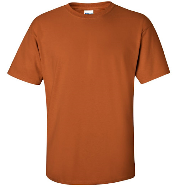 Gildan Mens Ultra Cotton Kortärmad T-shirt 2XL Texas Orange Texas Orange 2XL