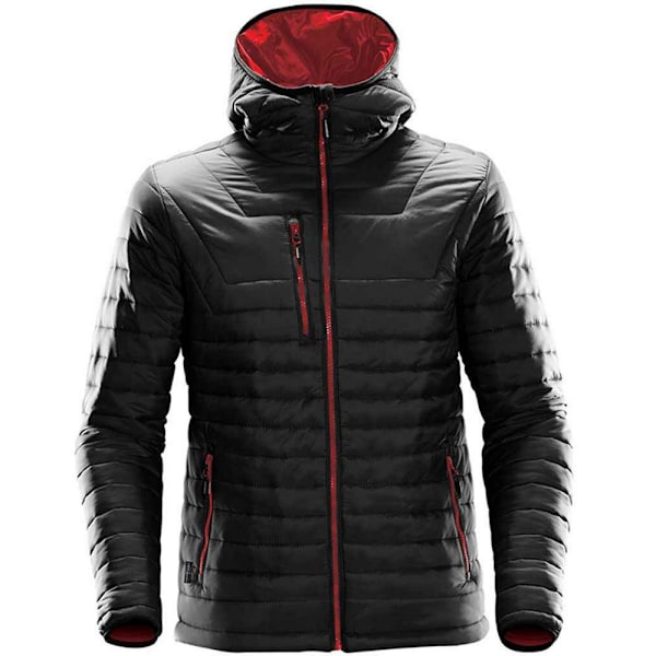 Stormtech Mens Gravity Thermal Padded Jacket L Svart/True Red Black/True Red L