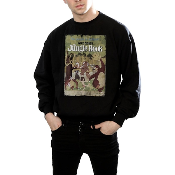 Djungelboken Herr Poster Sweatshirt XXL Svart Black XXL