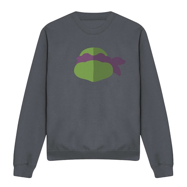 Teenage Mutant Ninja Turtles Unisex Vuxen Donatello Ansikte Tröja Charcoal L