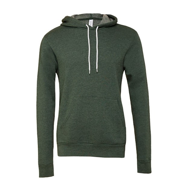 Bella + Canvas Unisex Adult Polycotton Pullover Hoodie XS Skog Forest Green Heather XS