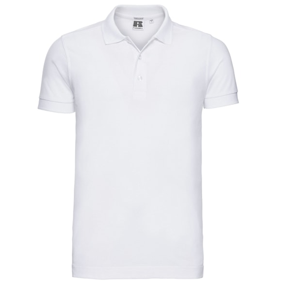 Russell Herrkläder Enfärgad Stretch Poloskjorta XL Vit White XL