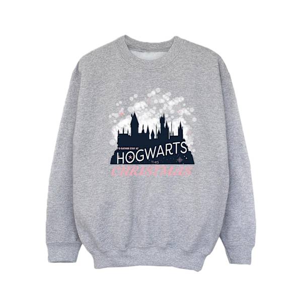 Harry Potter flickor Hogwarts jultröja 7-8 år sportgrå Sports Grey 7-8 Years