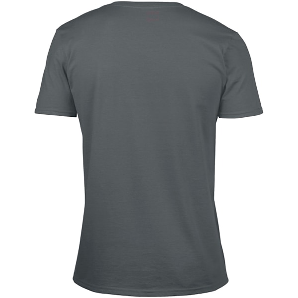 Gildan Soft Style V-halsad kortärmad T-shirt M Charcoal Charcoal M