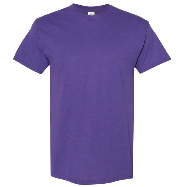 Gildan Herr kraftig bomull kortärmad T-shirt M Lilac Lilac M