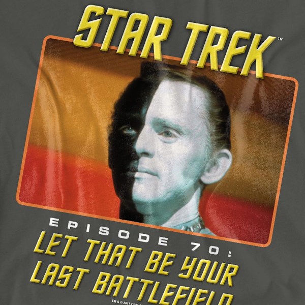 Star Trek Unisex Vuxen Last Battlefield T-Shirt XL Charcoal Charcoal XL