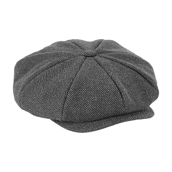 Beechfield Unisex Vuxen Heritage Baker Boy Cap L-XL Charcoal Charcoal L-XL