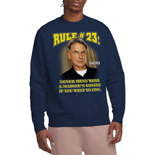 NCIS Unisex Vuxen Rule 23 Sweatshirt L Marinblå Navy L