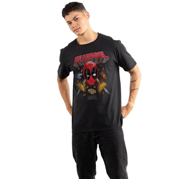 Deadpool Herr Tacomania T-shirt S Svart Black S