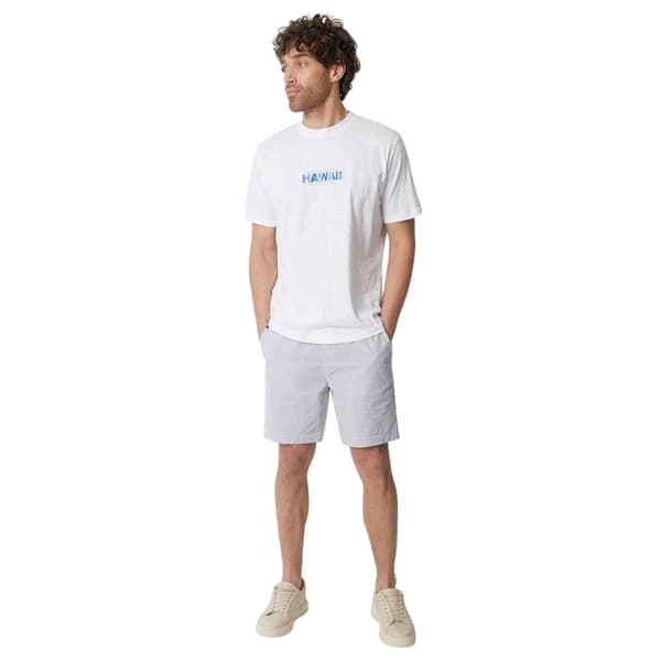 Threadbare Herr Cinco Vertikala Randiga Chino Shorts XL S Blå/Vit Blue/White XL S