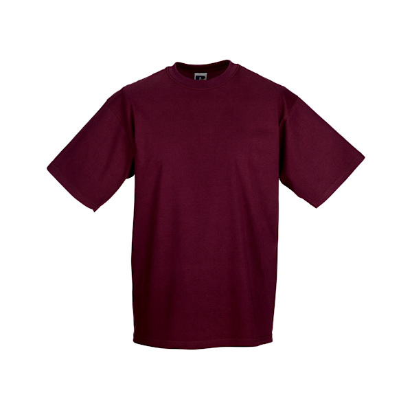 Jerzees Colours Mens Classic Short Sleeve T-Shirt S Burgundy Burgundy S