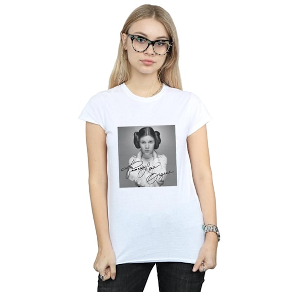 Star Wars Dam/Damer Princess Leia Organa Bomull T-shirt XL White XL