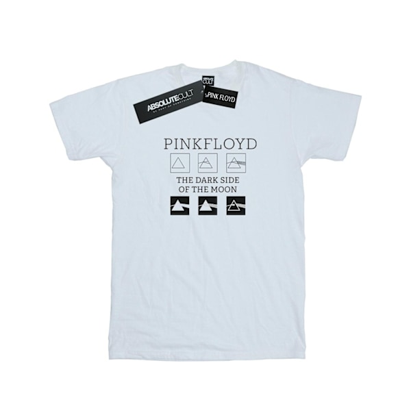 Pink Floyd Mens Pyramid Trio T-Shirt XXL Vit White XXL