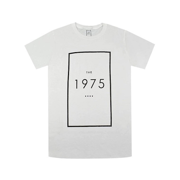 The 1975 Unisex Original Logo T-Shirt XXL Vit White XXL