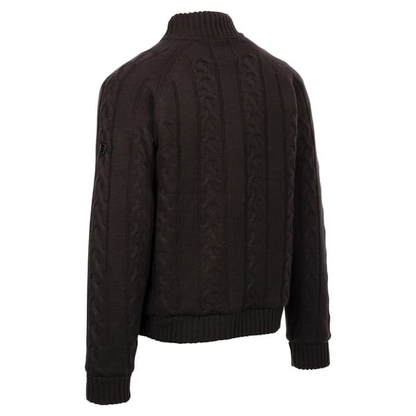 Trespass Herr Dipton Stickad Jacka XL Mörkgrå Dark Grey XL