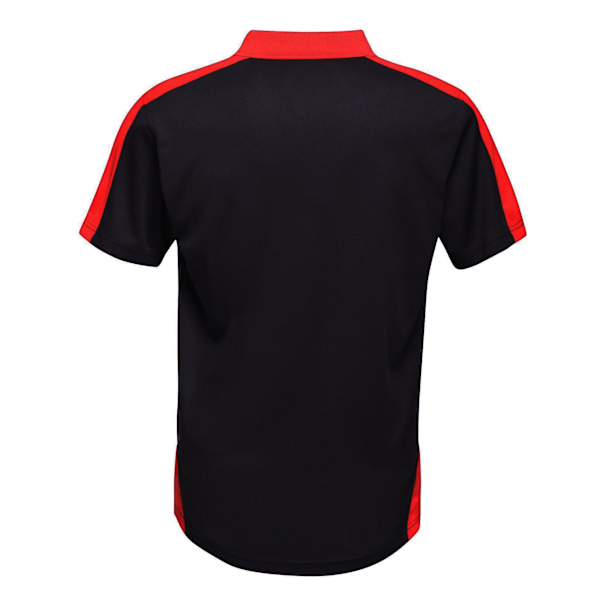 Regatta Contrast Coolweave Pique Poloskjorta XL Svart/Klassisk Röd Black/Classic Red XL