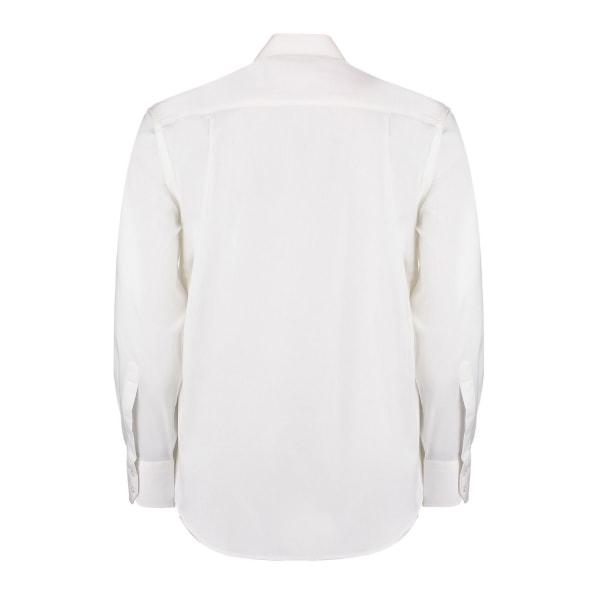 Kustom Kit Herr Executive Premium klassisk formell skjorta 16 tum Whi White 16in
