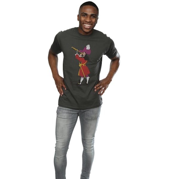 Peter Pan Classic Captain Hook Heather T-shirt XL Light Gr Light Graphite XL