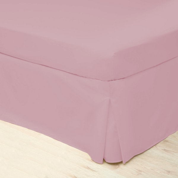 Belledorm Easycare Percale Platform Valance Single Blush Blush Single