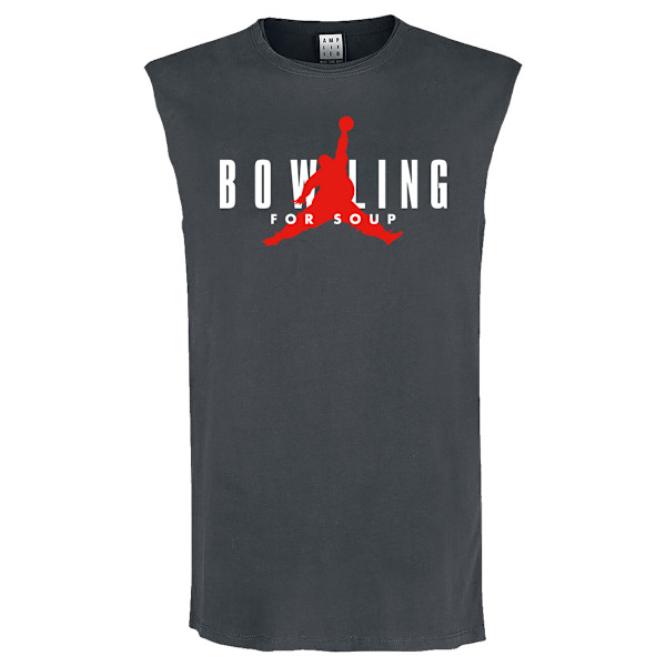 Amplified Unisex Vuxen Slam Dump Bowling For Soup Tank Top M Ch Charcoal M