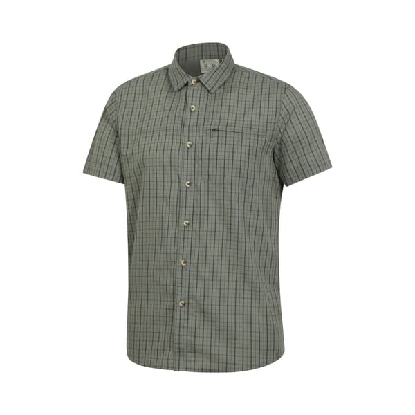 Mountain Warehouse Herrskjorta i bomull S Mörkgrön Dark Green S