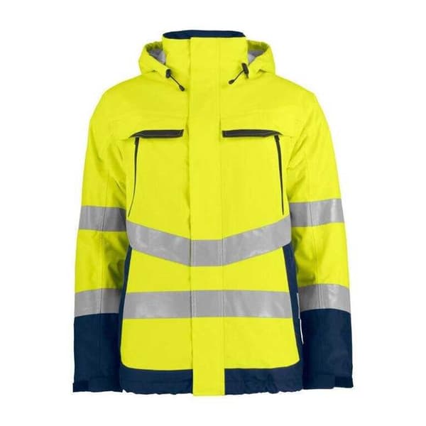 Projob Herr Prio 6441 Vadderad Varseljacka S Gul Yellow/Navy S