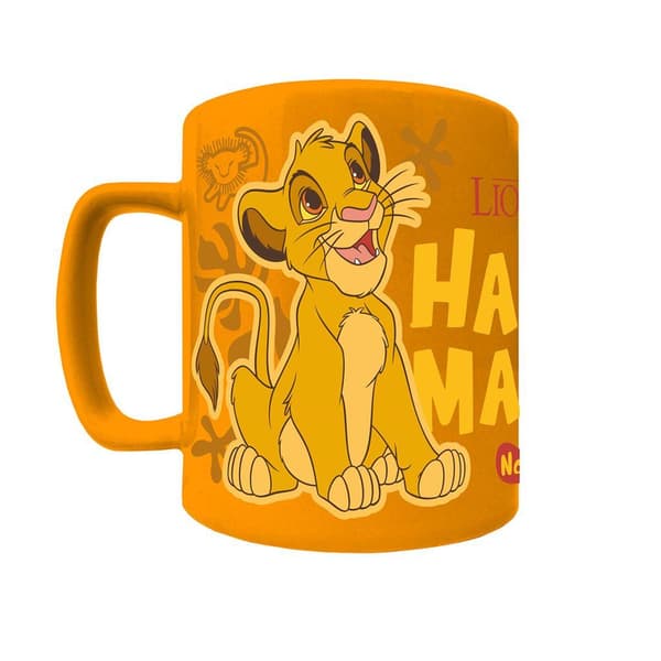 Lejonkungen Simba Leende Ansikte Fluffig Mugg One Size Orange Orange One Size