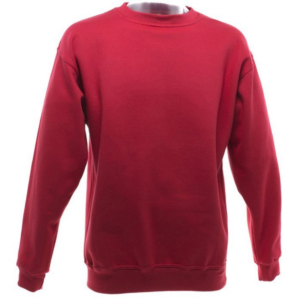 UCC 50/50 Herr Heavyweight Vanlig Infälld Sweatshirt Topp XS Röd Red XS