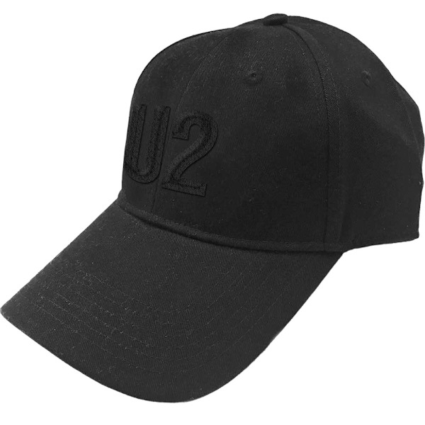 U2 Unisex Vuxen Logo Baseballkeps One Size Svart Black One Size