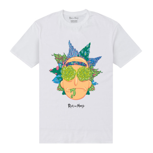 Rick And Morty Unisex Adult Eyes T-shirt 3XL Vit White 3XL