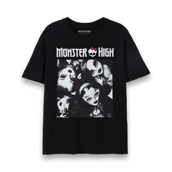 Monster High T-shirt för dockor för dam/dam L Svart Black L
