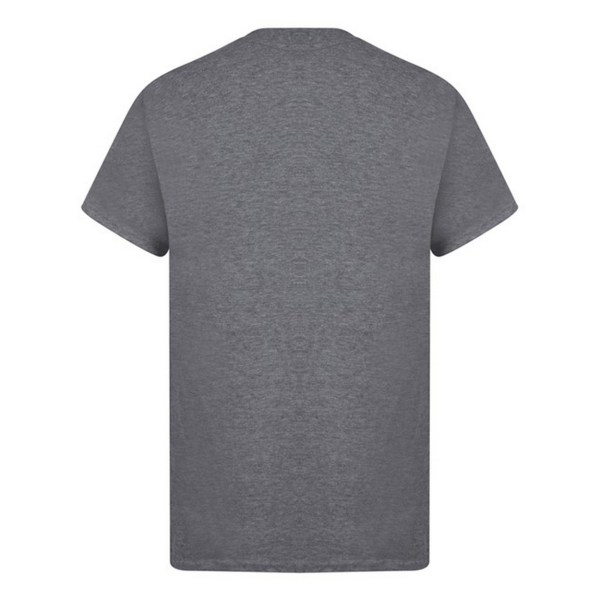 Casual Klassisk Ringspunnen T-shirt för män L Mörk Ljung Dark Heather L