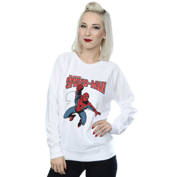 Spider-Man Dam/Dam Leap Sweatshirt XL Vit White XL