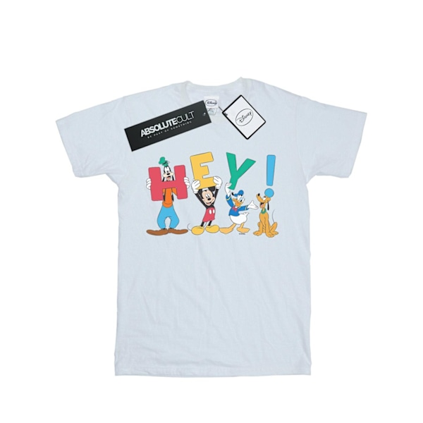 Disney Boys Mickey Mouse Friends Hey T-shirt 5-6 år Vit White 5-6 Years