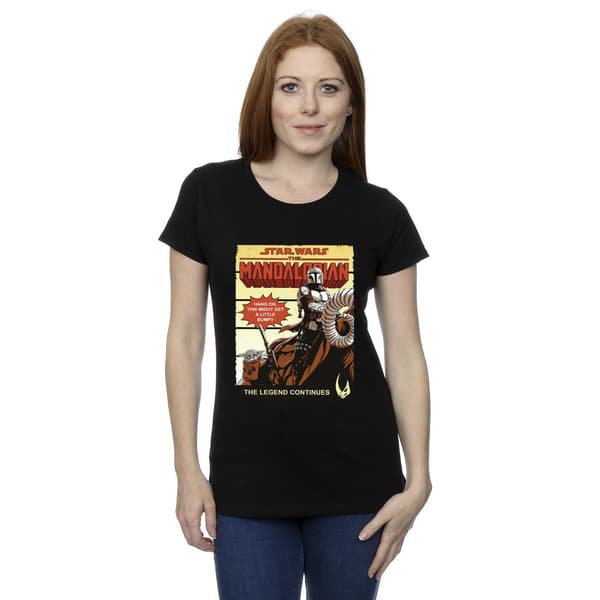 Star Wars The Mandalorian Dam/Dam Bumpy Ride T-shirt i bomull Black M