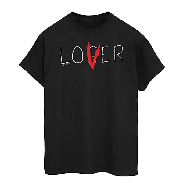It Womens/Ladies Loser Lover Bomull Boyfriend T-Shirt XXL Svart Black XXL