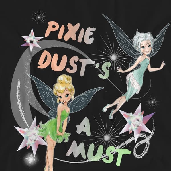 Disney Fairies Unisex Vuxen Pixie Dust´s A Must Tingeling & P Black S