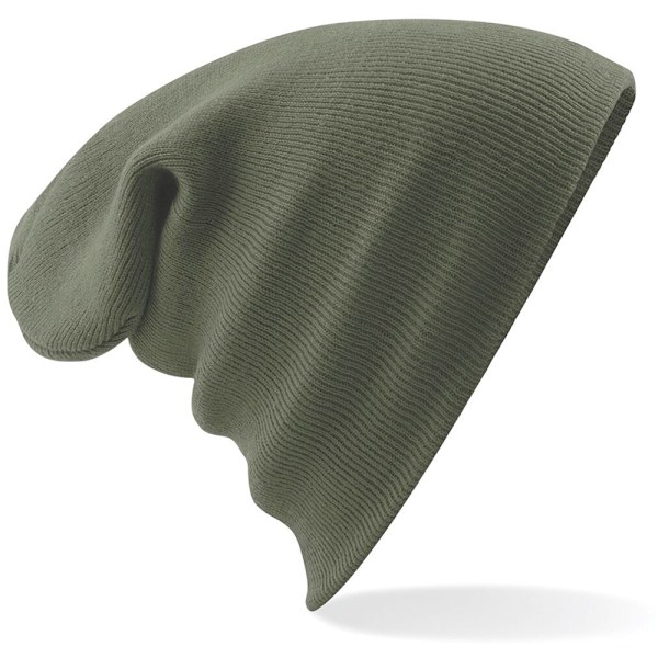 Beechfield Soft Feel Stickad Vintermössa One Size Olive Olive One Size