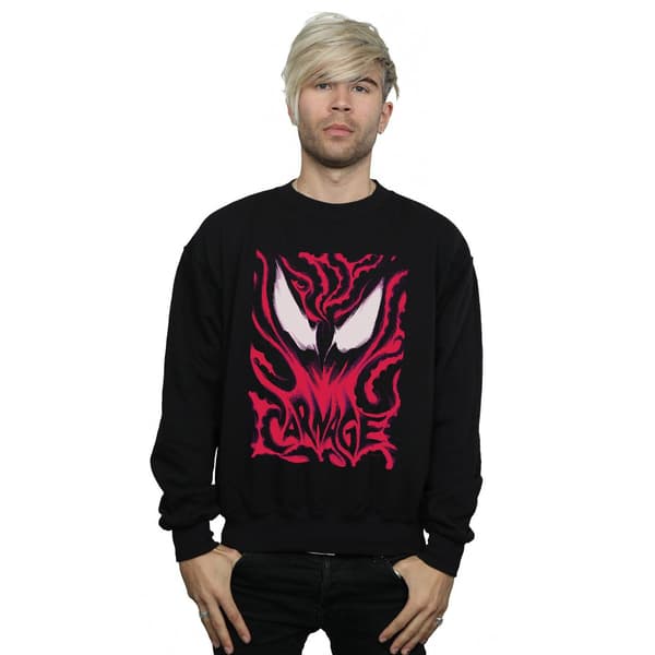 Marvel Venom Carnage Sweatshirt 3XL Svart Black 3XL