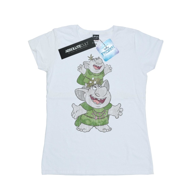 Disney Dam/Dam Frozen Handstacking Troll T-shirt bomull White M