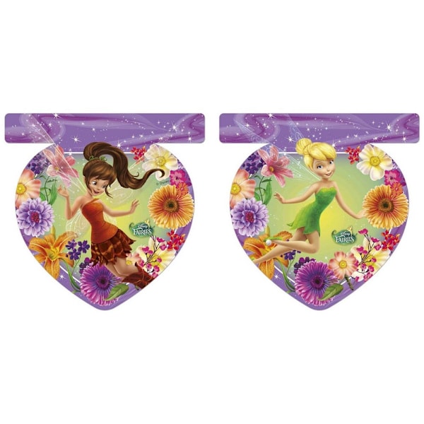 Tinkerbell Flag Banner En Storlek Flerfärgad Multicoloured One Size
