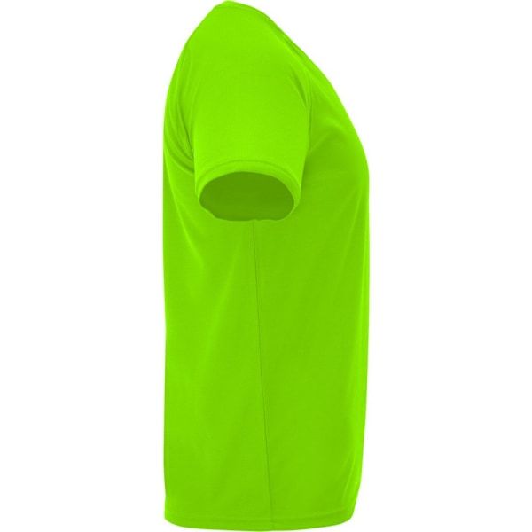 Roly Bahrain herr T-shirt med korta ärmar, sport, XL, fluorescerande grön Fluorescent Green XL