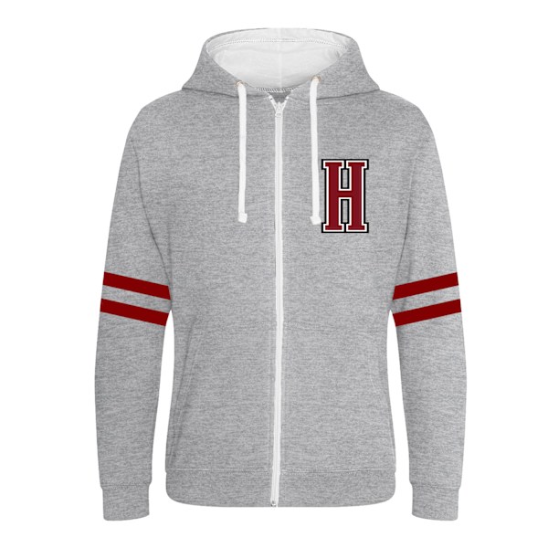 Harry Potter Unisex Vuxen Hogwarts Alumni Full Zip Hoodie M Grå Grey M