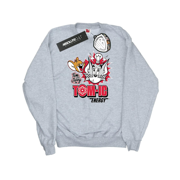 Tom And Jerry Dam/Damer Tomic Energy Sweatshirt S Heather G Heather Grey S