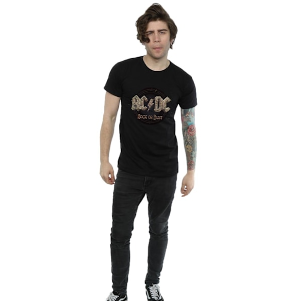 AC/DC Herr Rock Or Bust T-shirt S Svart Black S