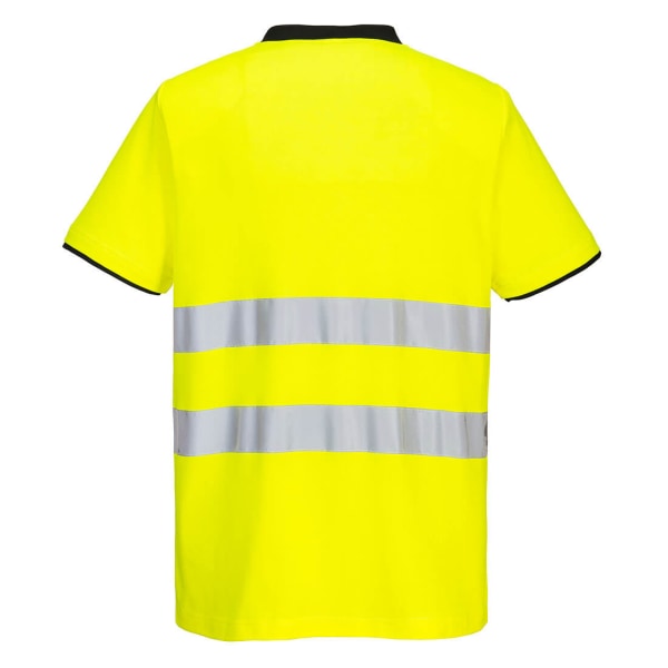 Portwest Mens PW2 Cotton High-Vis T-Shirt 3XL Gul/Svart Yellow/Black 3XL
